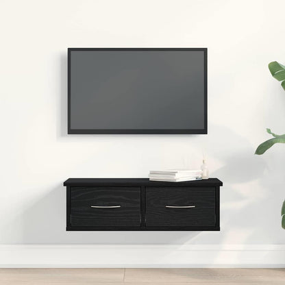 Vegghylle Svart Eik 60x26x18,5cm