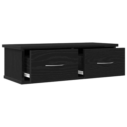 Vegghylle Svart Eik 60x26x18,5cm