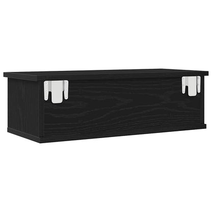 Vegghylle Svart Eik 60x26x18,5cm