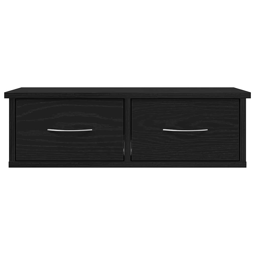 Vegghylle Svart Eik 60x26x18,5cm