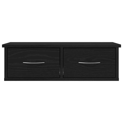 Vegghylle Svart Eik 60x26x18,5cm