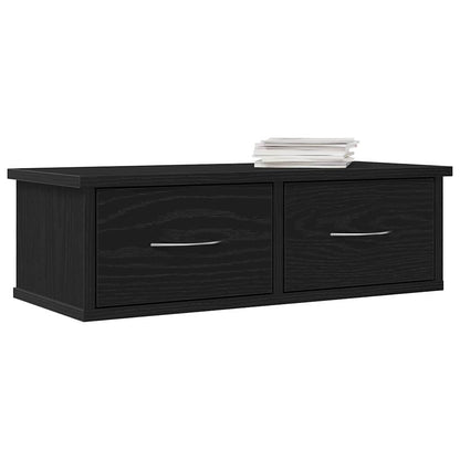 Vegghylle Svart Eik 60x26x18,5cm
