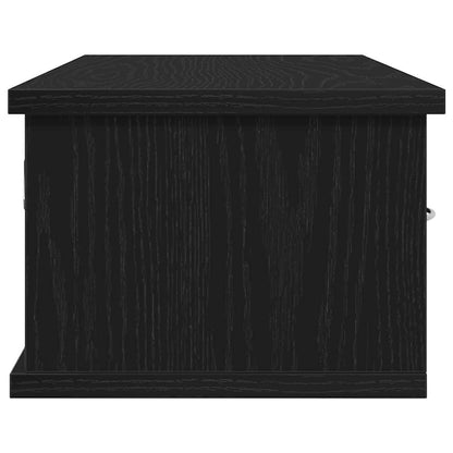 Vegghylle Svart Eik 60x26x18,5cm