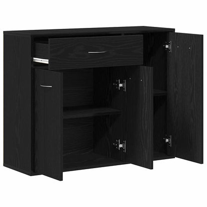 Skjenk Svart Eik 88x30x70 cm