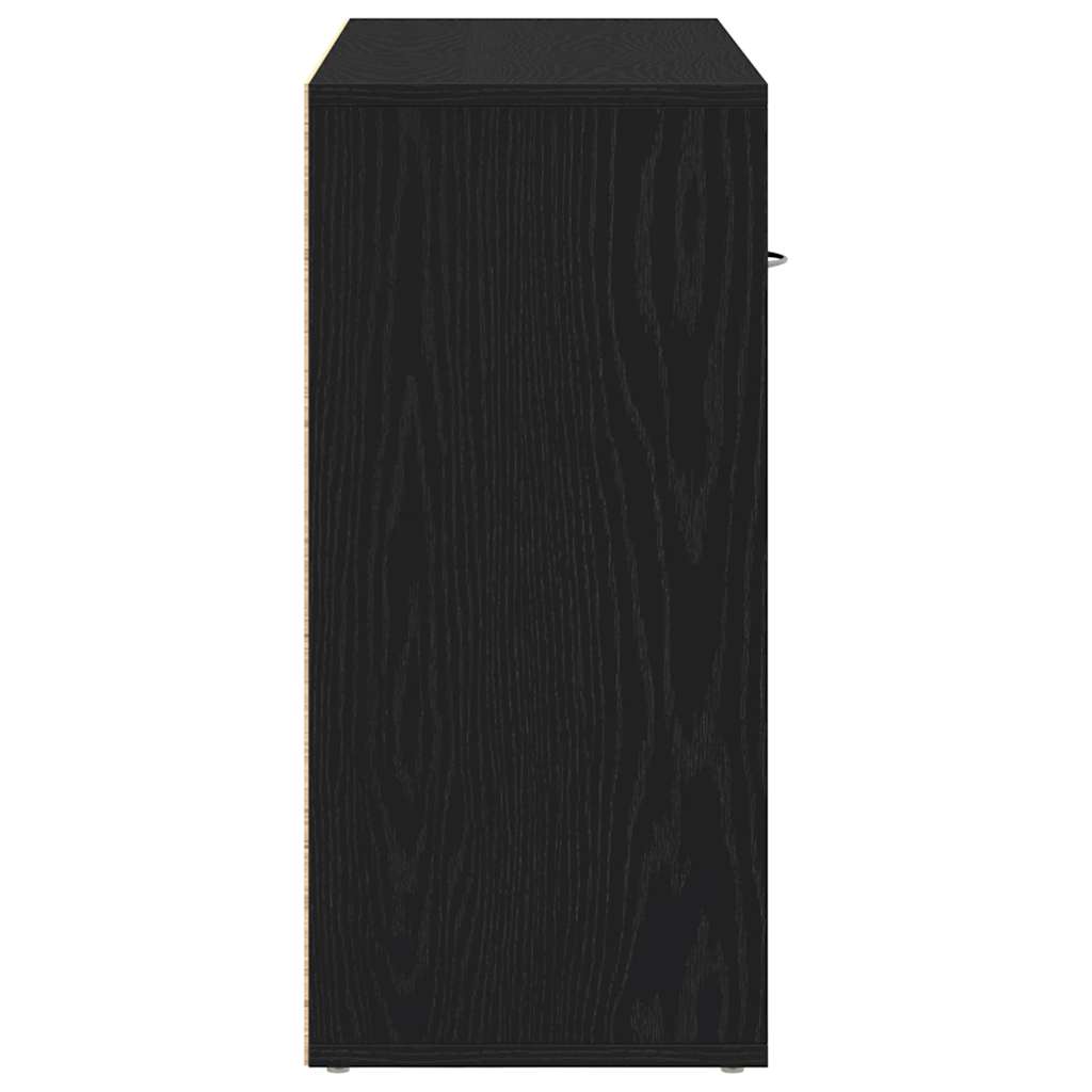 Skjenk Svart Eik 88x30x64 cm