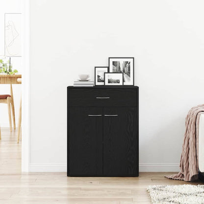 Skjenk Svart Eik 60x30x75 cm