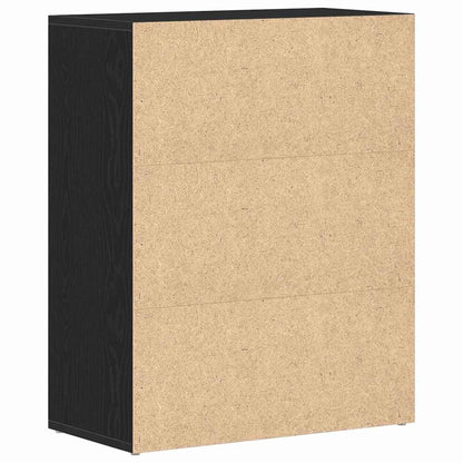 Skjenk Svart Eik 60x30x75 cm