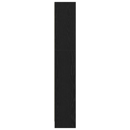 Bokhylle Svart eik 60 x 24 x 143 cm Konstruert tre