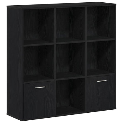 Bokhylle Svart Eik 98x29x97,5 cm