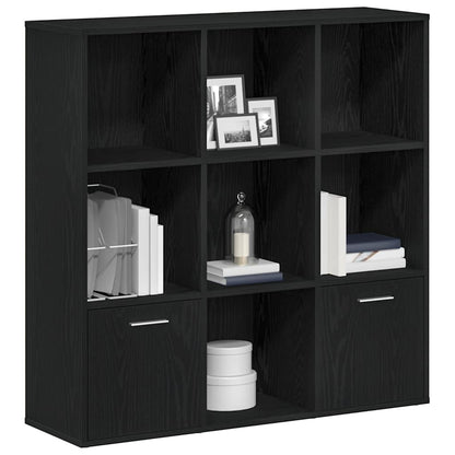 Bokhylle Svart Eik 98x29x97,5 cm