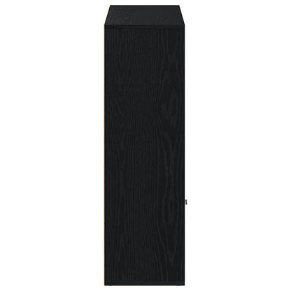 Bokhylle Svart Eik 98x29x97,5 cm