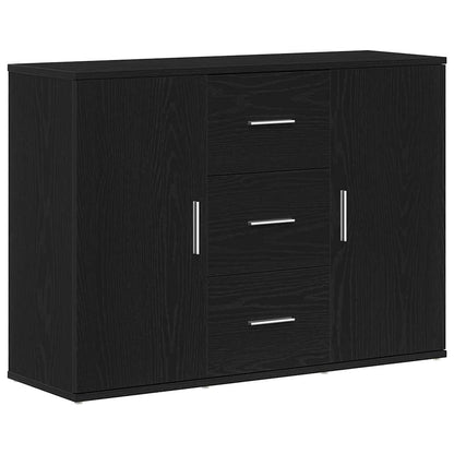Skjenk Svart Eik 91x29,5x65 cm