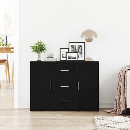 Skjenk Svart Eik 91x29,5x65 cm