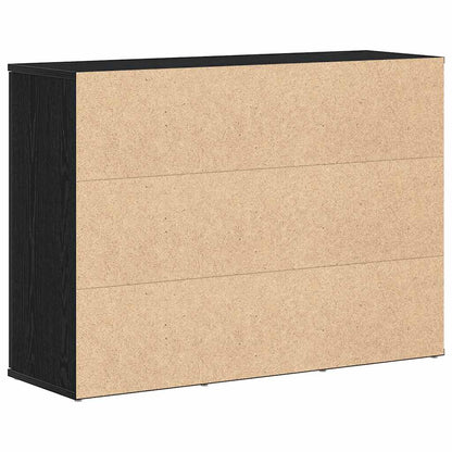 Skjenk Svart Eik 91x29,5x65 cm