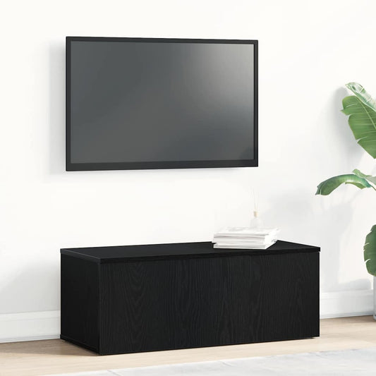 TV-Møbel Svart Eik TV-benk 80x34x30 cm,