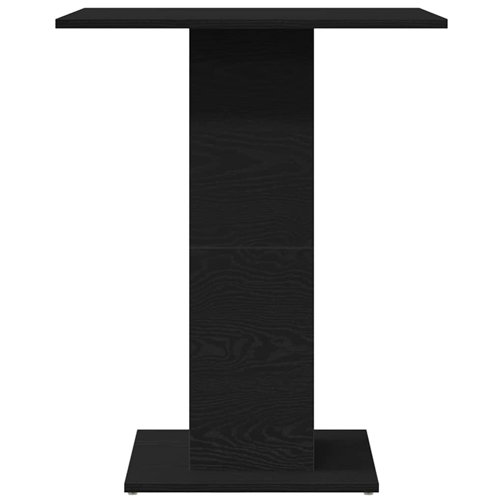 Bistrobord svart eik 60x60x75 cm konstruert tre