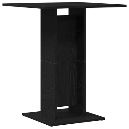 Bistrobord svart eik 60x60x75 cm konstruert tre