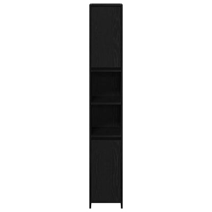 Baderomsskap Svart Eik 30 x 30 x 183.5 cm