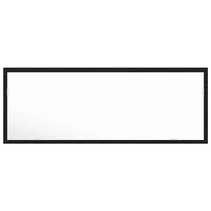 Baderomsspeil LED Badspeil i Svart Eik 100x8,5x37 cm
