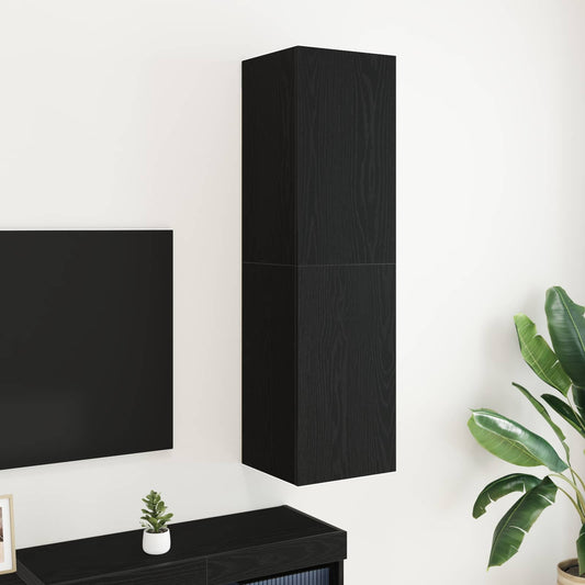 TV-Møbel Svart Eik for TV 30,5 x 30 x 110 cm