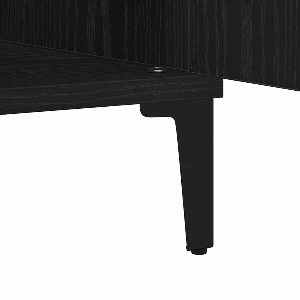Skjenk Svart Eik 60x35x70 cm