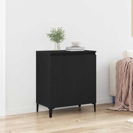 Skjenk Svart Eik 60x35x70 cm
