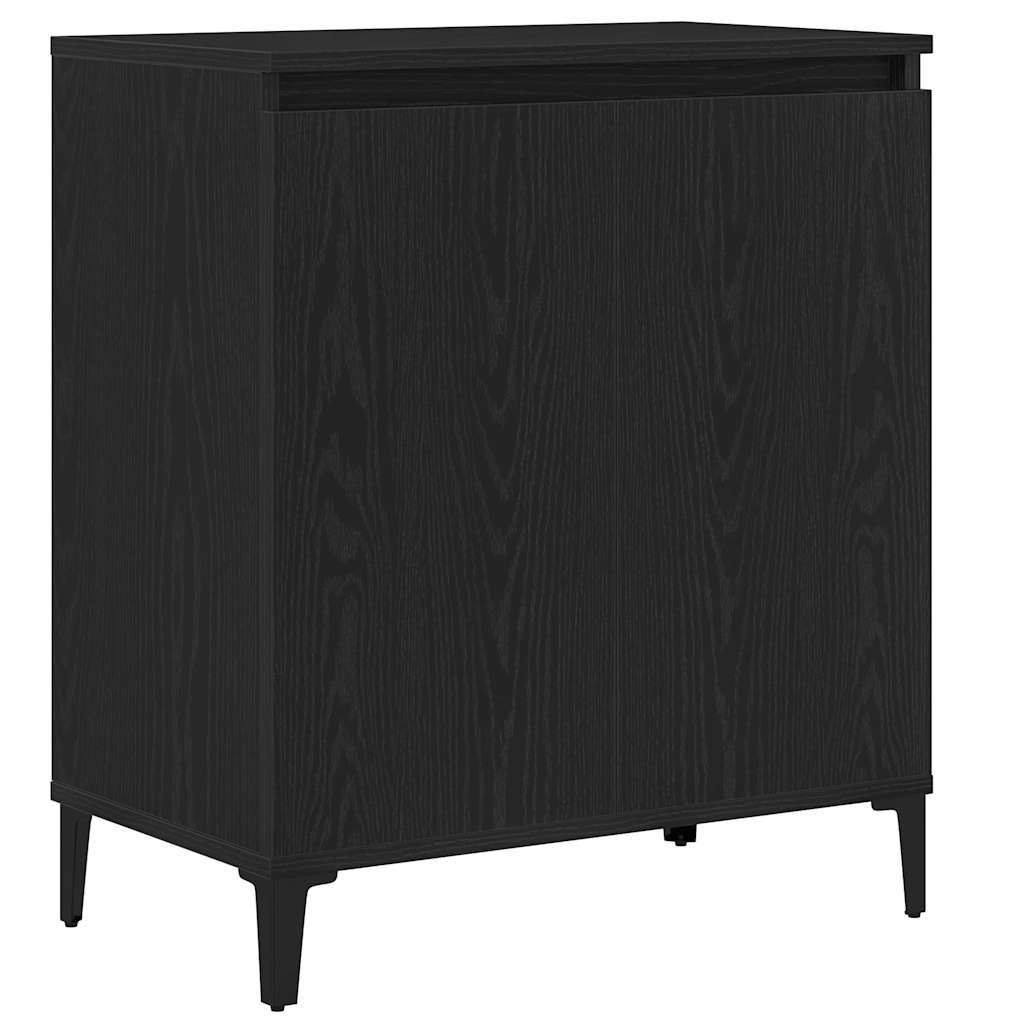 Skjenk Svart Eik 60x35x70 cm