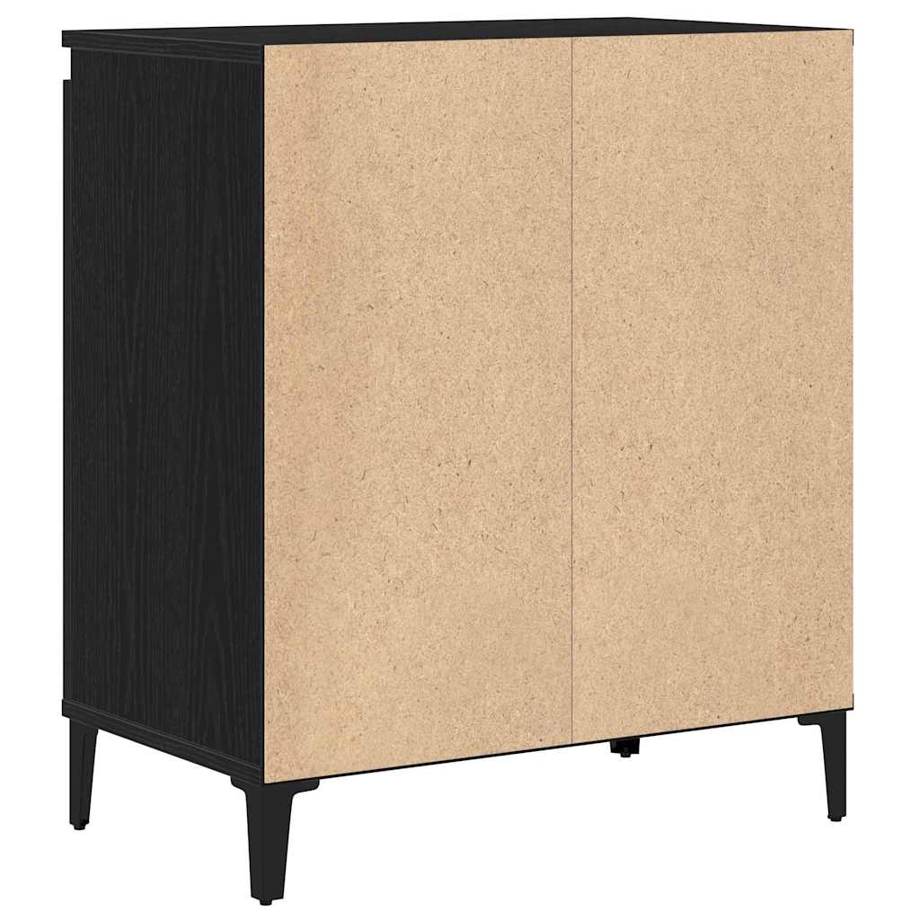 Skjenk Svart Eik 60x35x70 cm