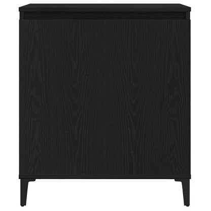 Skjenk Svart Eik 60x35x70 cm