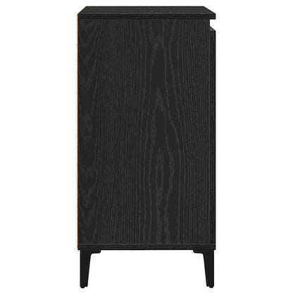 Skjenk Svart Eik 60x35x70 cm