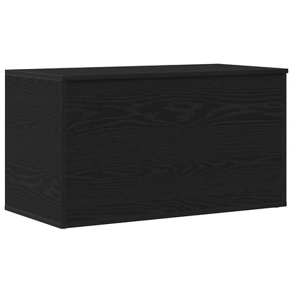 Oppbevaringskiste i Svart Eik 84x42x46 cm