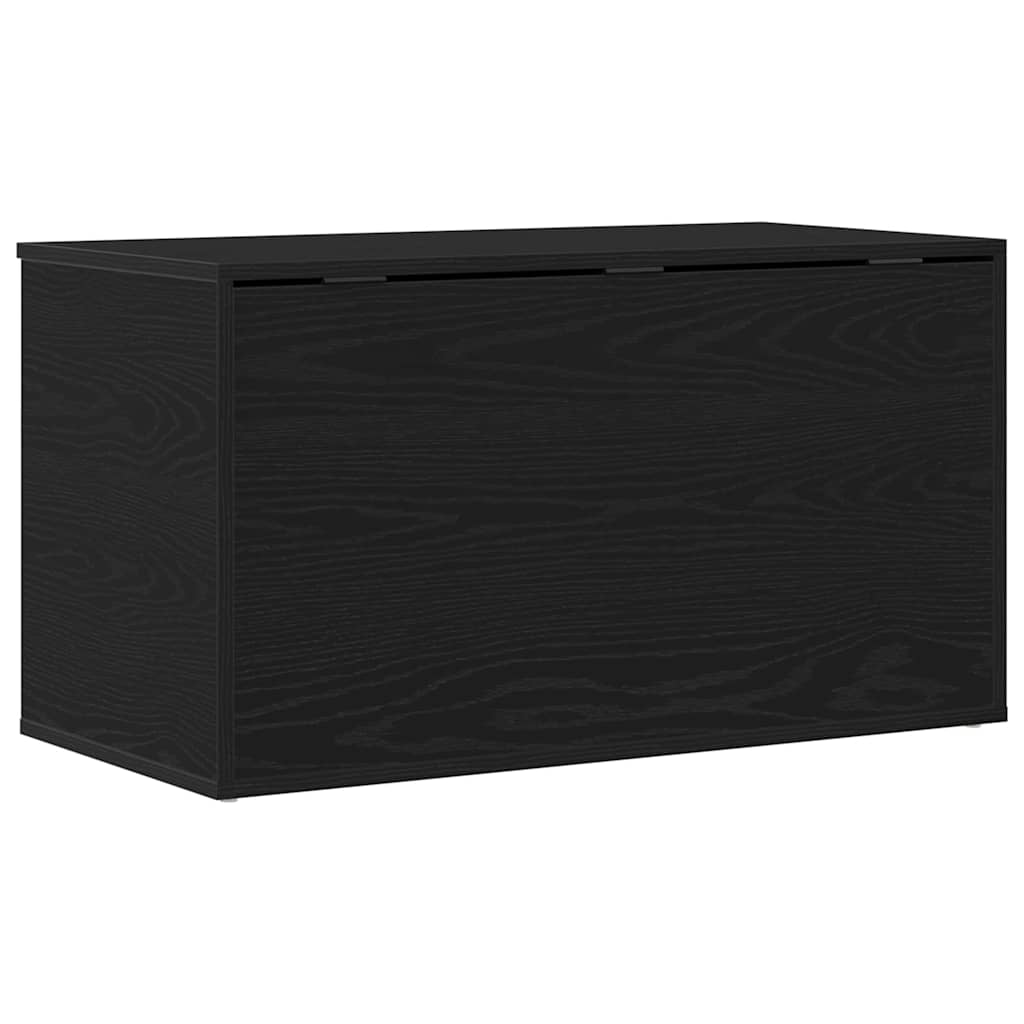 Oppbevaringskiste i Svart Eik 84x42x46 cm