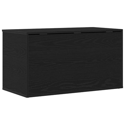 Oppbevaringskiste i Svart Eik 84x42x46 cm