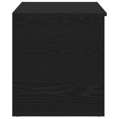 Oppbevaringskiste i Svart Eik 84x42x46 cm