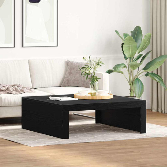 Svart Eik Kaffebord - 100 x 100 x 35 cm, Laget av Kvalitetstre