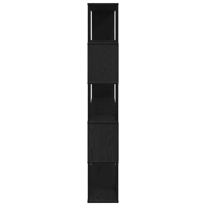 Bokhylle Svart Eik 100x24x155 cm Laget av Tre