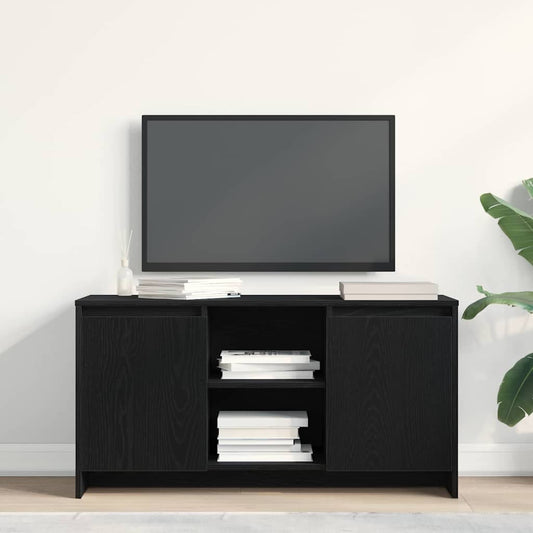 TV-Møbel Svart Eik TV-benk 102x37,5x52,5 cm,