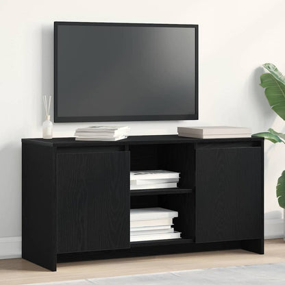 TV-Møbel Svart Eik TV-benk 102x37,5x52,5 cm,