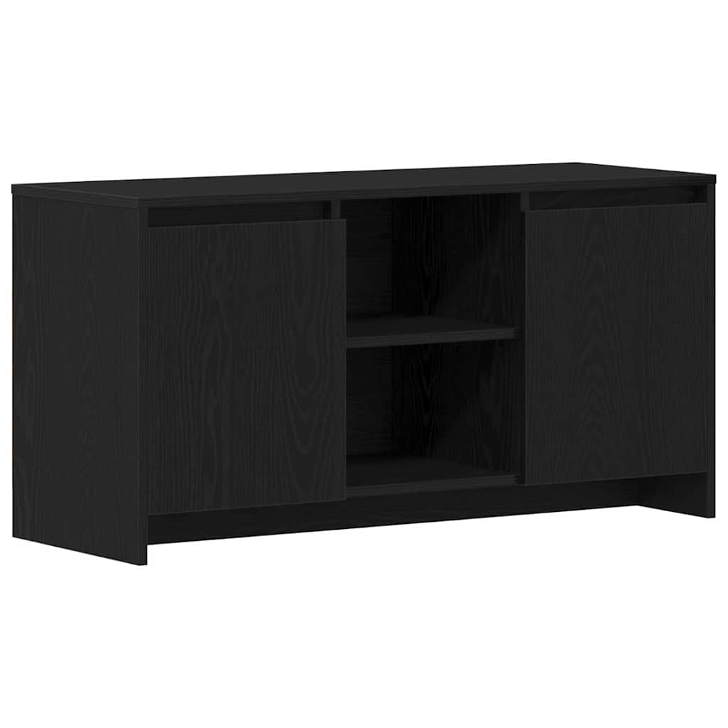 TV-Møbel Svart Eik TV-benk 102x37,5x52,5 cm,