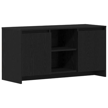 TV-Møbel Svart Eik TV-benk 102x37,5x52,5 cm,