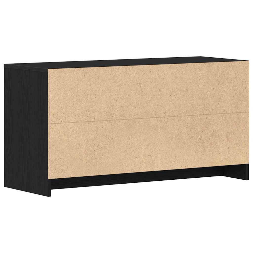 TV-Møbel Svart Eik TV-benk 102x37,5x52,5 cm,