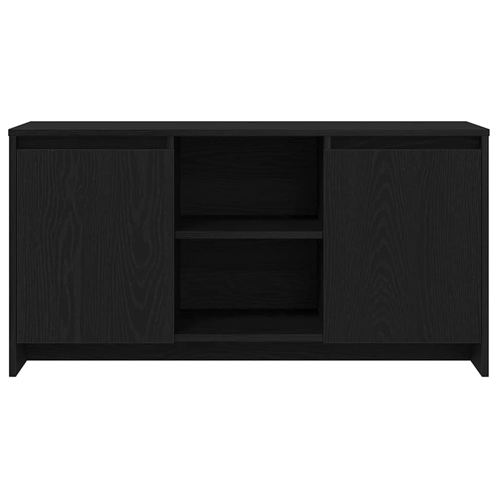 TV-Møbel Svart Eik TV-benk 102x37,5x52,5 cm,