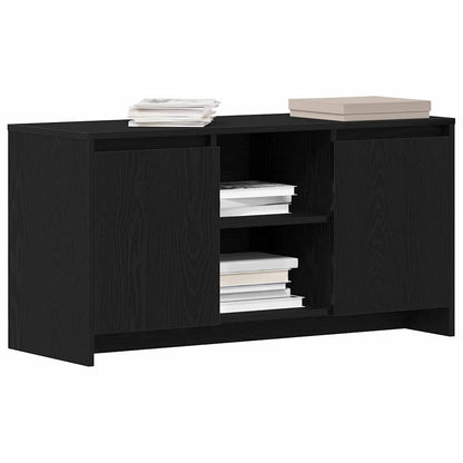 TV-Møbel Svart Eik TV-benk 102x37,5x52,5 cm,