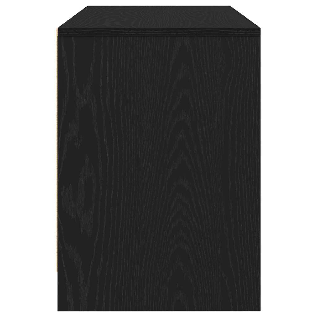 TV-Møbel Svart Eik TV-benk 102x37,5x52,5 cm,