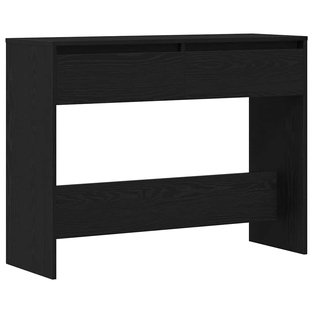Avlastningsbord konsollbord Svart Eik 100x35x76.5 cm