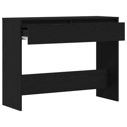 Avlastningsbord konsollbord Svart Eik 100x35x76.5 cm
