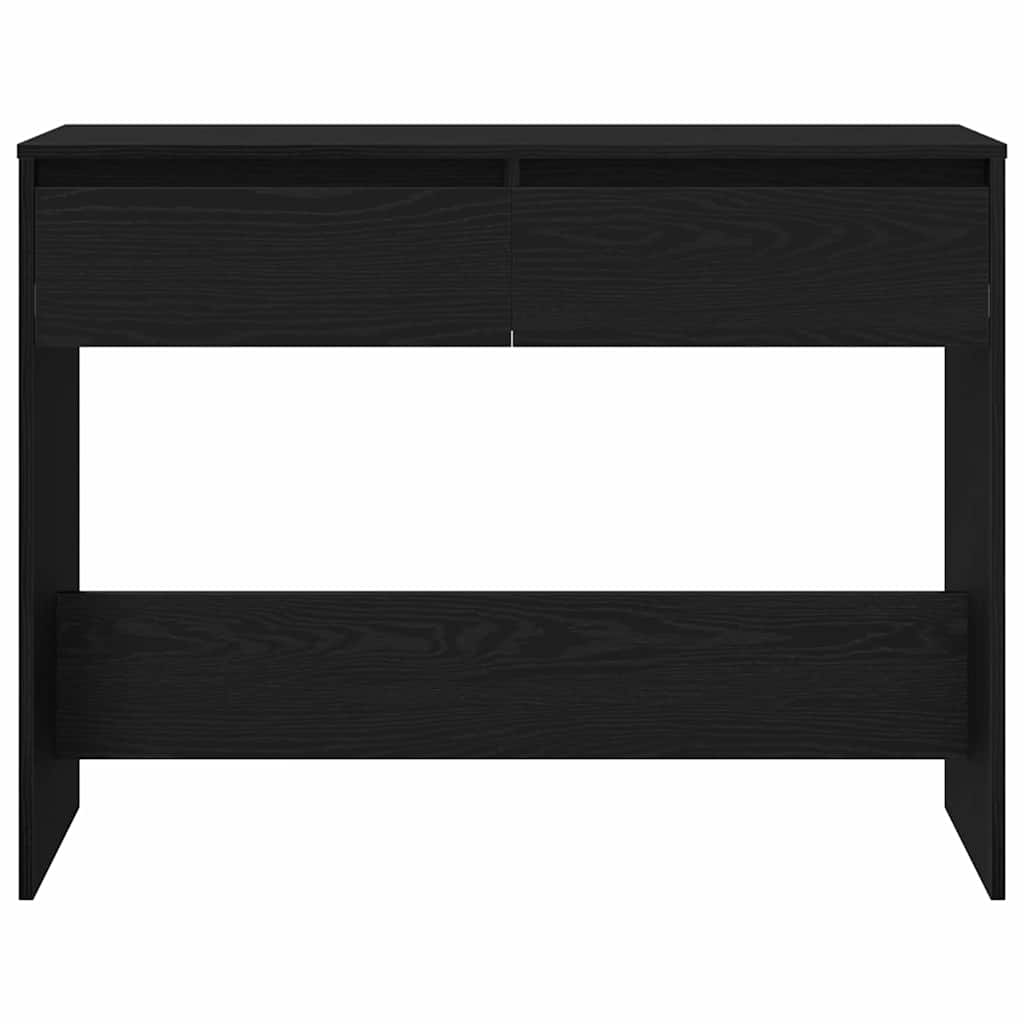 Avlastningsbord konsollbord Svart Eik 100x35x76.5 cm