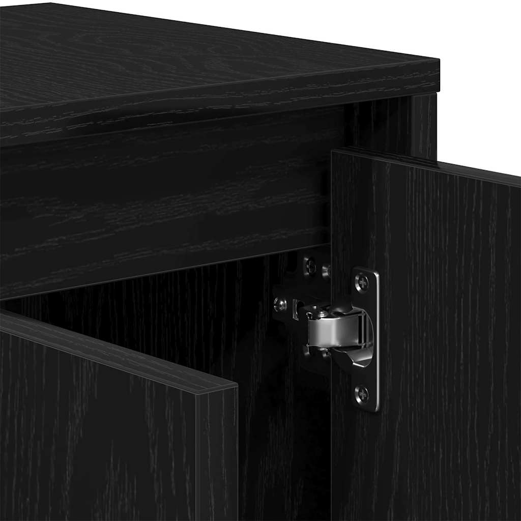 TV-Møbel Svart Eik TV-skap i, 120x30x40,5 cm,