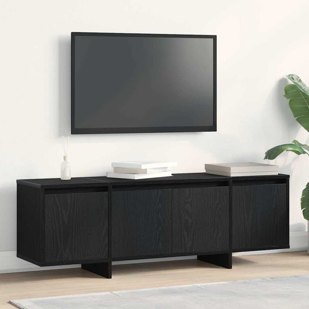 TV-Møbel Svart Eik TV-skap i, 120x30x40,5 cm,