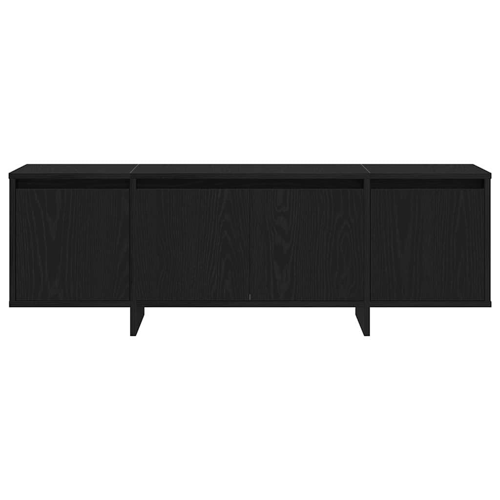 TV-Møbel Svart Eik TV-skap i, 120x30x40,5 cm,